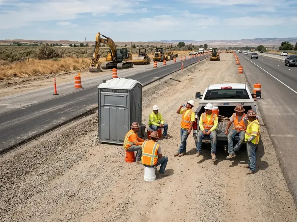 highway-road-construction-crew-007 — frequently asked questions, Porta Potty and Restroom Rentals in Pojoaque, NM